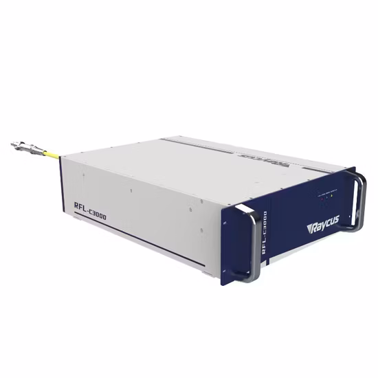Máquina de solda de corte de fibra de módulo único Raycus Cw Fonte de laser Rfl