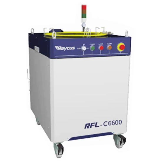 Máquina de solda de corte de fibra de módulo único Raycus Cw Fonte de laser Rfl