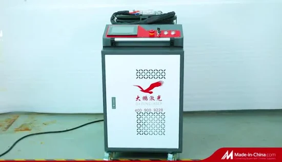 Máquina de soldadura portátil do laser da fibra do soldador do laser de Dapeng 1kw 1.5kw 2kw para 1
